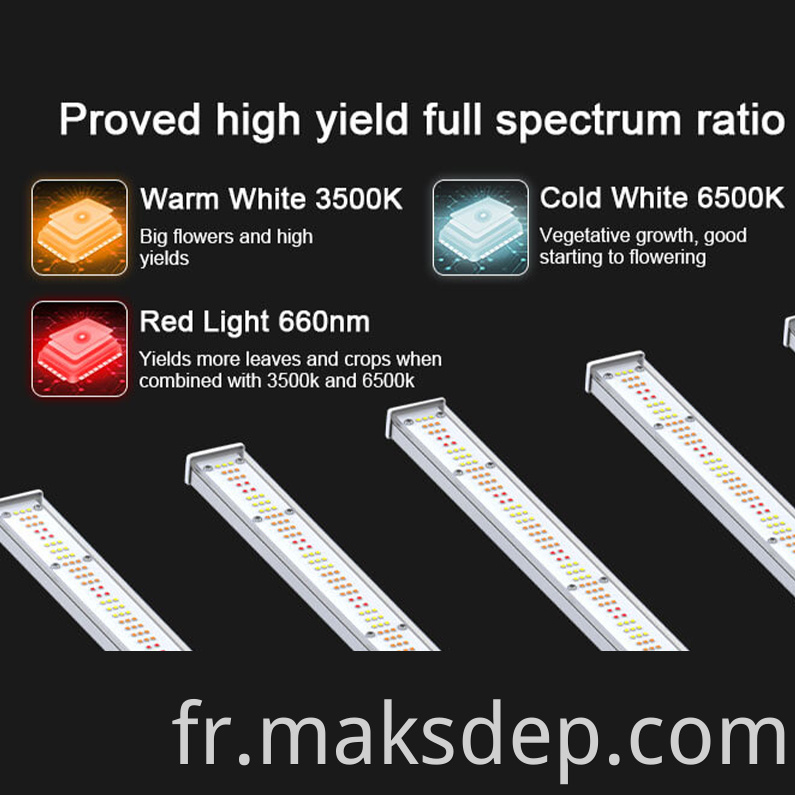 led bar style grow light 720w